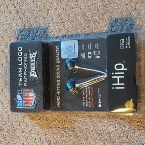 3/$15 Philadelphia Eagles NFL Team Logo Earphones NEW